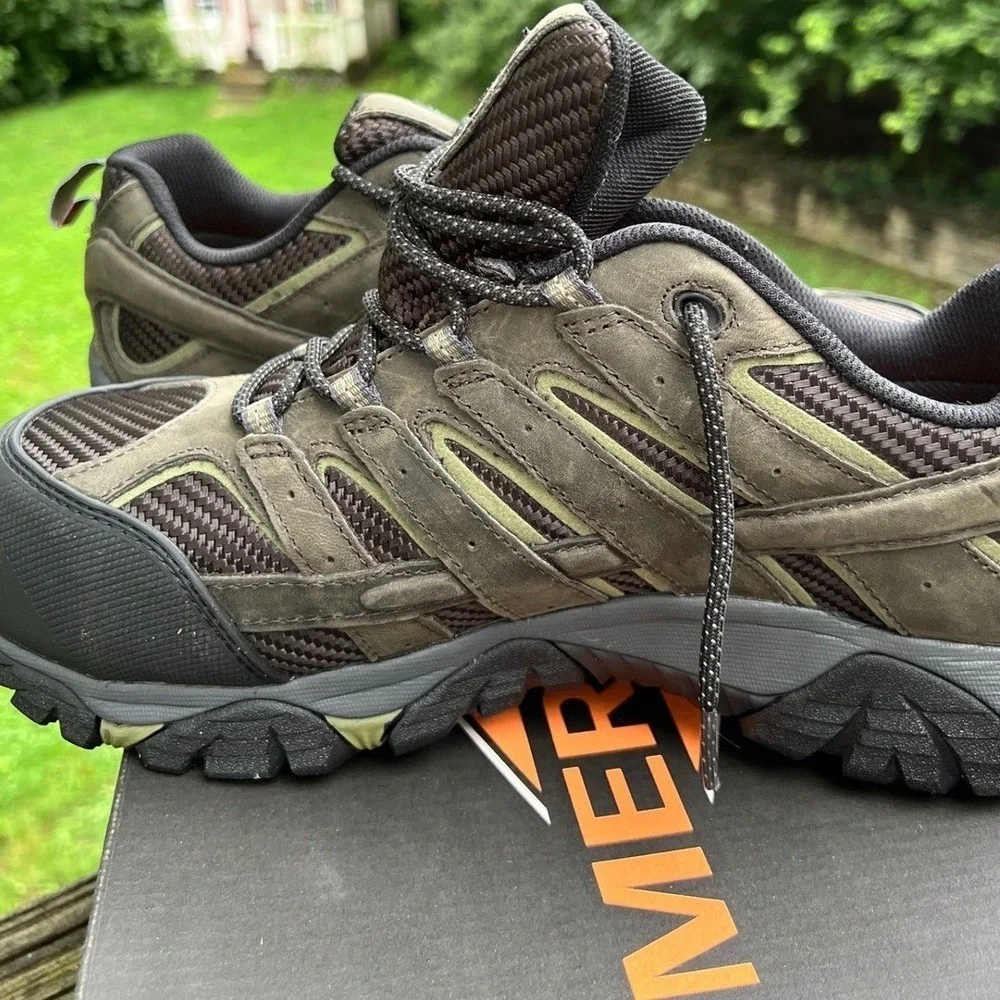 Merrell Moab 2 Vent WP CT 10 Pewter Composite Toe Hiking Work Shoes Gorpcore